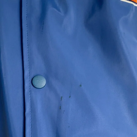 Steve & Barry's Blue Varsity Jacket with Orange Accents